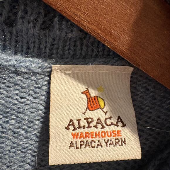 Alpaca‎ Warehouse Sweater Women Sz Large Turtleneck Pullover Knit Luxe Yarn Peru - Picture 2 of 9